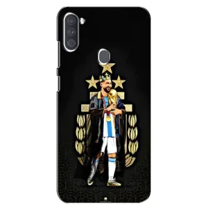 Чехлы Лео Месси Аргентина для Samsung Galaxy A11 (A115) (Месси король)