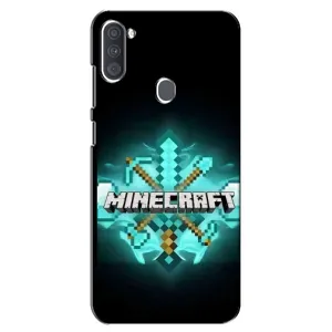 Чехол майнкрафт для Samsung Galaxy A11 (A115) (MineCraft 2)