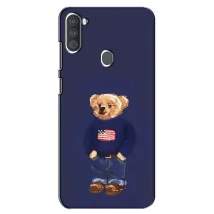 Чехлы Мишка Тедди для Самсунг Галакси А11 (Мишка USA)