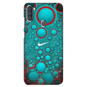 Силиконовый Чехол на Samsung Galaxy A11 (A115) с картинкой Nike (Найк зеленый)