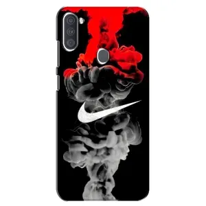 Силиконовый Чехол на Samsung Galaxy A11 (A115) с картинкой Nike (Nike дым)