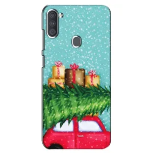 Чехол Новогодняя Елка на Samsung Galaxy A11 (A115) (Новогодние подарки)