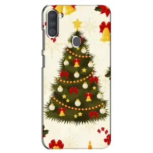 Чехол Новогодняя Елка на Samsung Galaxy A11 (A115) (Новогодний принт)