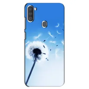 Силіконовий Чохол з кульбабками на Samsung Galaxy A11 (A115) (Кульбабка на блакитному)