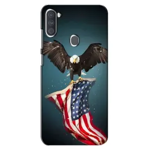 Чохол Прапор USA для Samsung Galaxy A11 (A115) (Орел і прапор)