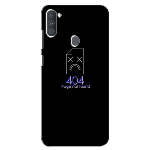 Чехол с рисунком «Ошибка 404» для Samsung Galaxy A11 (A115) Чехол с рисунком «Ошибка 404» для Samsung Galaxy A11 (A115)