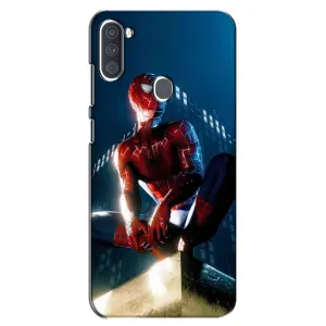 Чехол Супергерой Человека Паука на Samsung Galaxy A11 (A115) (Паук на доме)