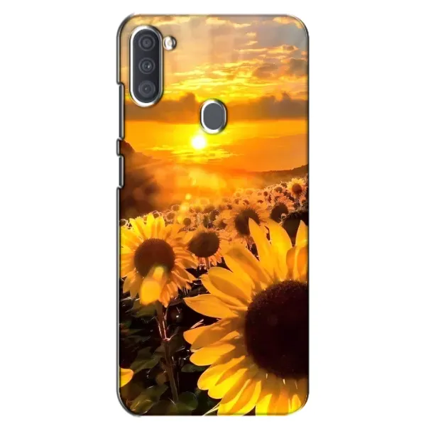 Чехол с рисунком «поле подсолнухов» для Samsung Galaxy A11 (A115)