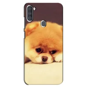 Чехол (ТПУ) Милые собачки для Samsung Galaxy A11 (A115) (Померанский шпиц)
