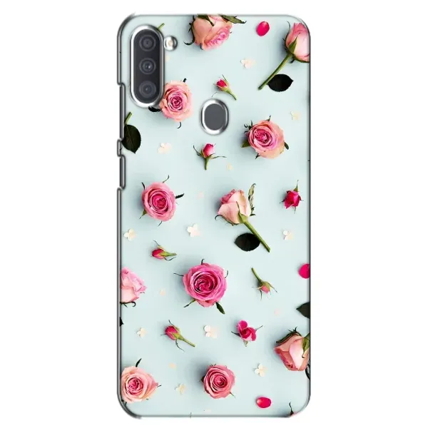 Чехол с рисунком «Разные цветы» для Samsung Galaxy A11 (A115)