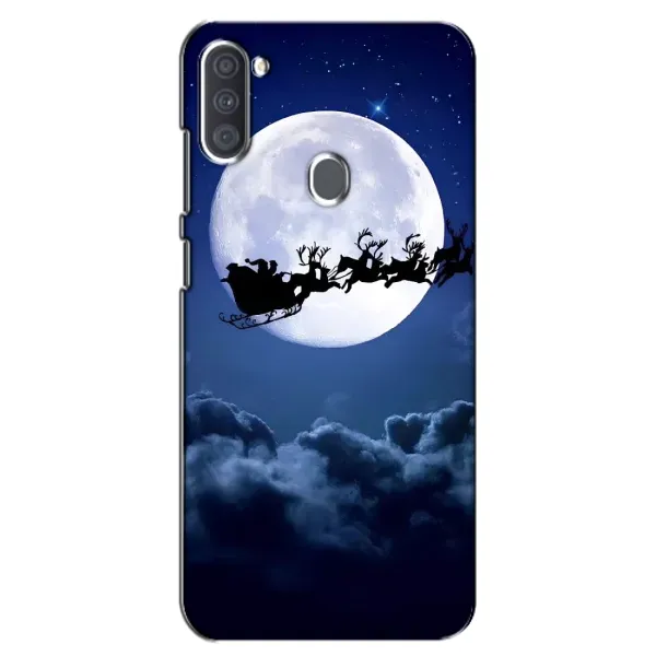 Чехол с рисунком «Санта - луна» для Samsung Galaxy A11 (A115) Чехол с рисунком «Санта - луна» для Samsung Galaxy A11 (A115)