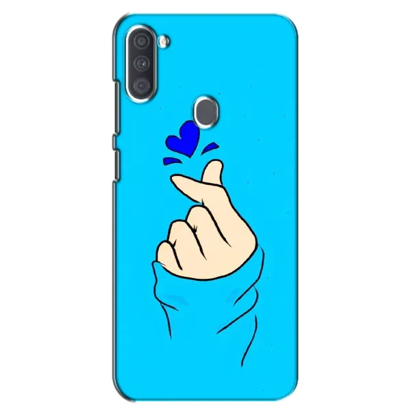 Чехол с рисунком «Сердце на синем» для Samsung Galaxy A11 (A115) Чехол с рисунком «Сердце на синем» для Samsung Galaxy A11 (A115)