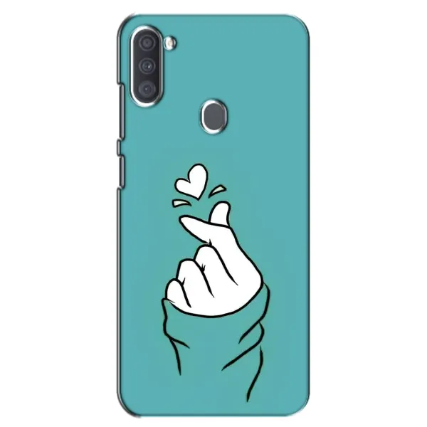 Чехол с рисунком «Сердечко на бирюзовом» для Samsung Galaxy A11 (A115) Чехол с рисунком «Сердечко на бирюзовом» для Samsung Galaxy A11 (A115)