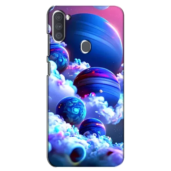 Чехол с рисунком «Синие планеты» для Samsung Galaxy A11 (A115) Чехол с рисунком «Синие планеты» для Samsung Galaxy A11 (A115)