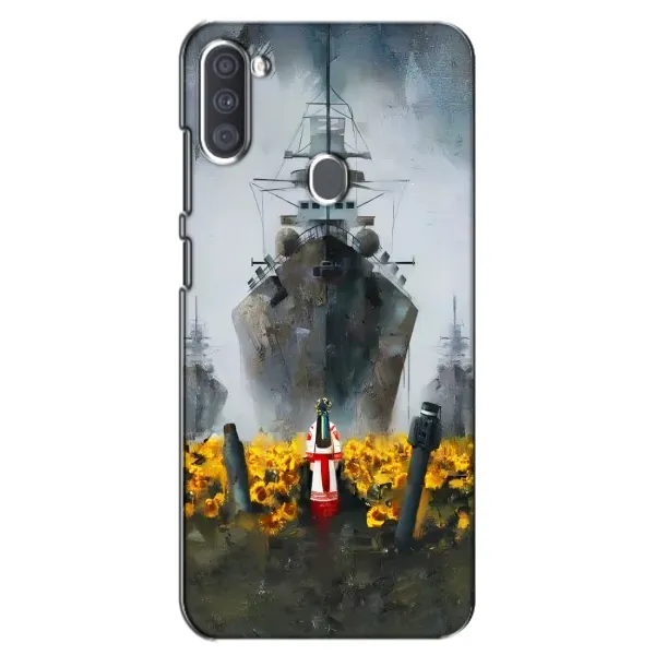 Чехол с рисунком «Смелость» для Samsung Galaxy A11 (A115) Чехол с рисунком «Смелость» для Samsung Galaxy A11 (A115)