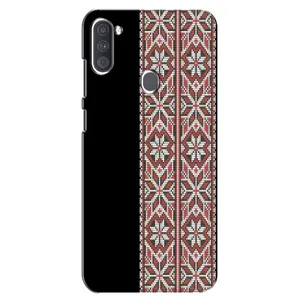Силиконовый Чехол на Samsung Galaxy A11 (A115) с картинкой Вышиванки (Стильная вишиванка)