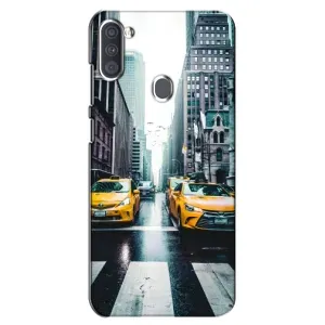 Силиконовый бампер (Работники) на Samsung Galaxy A11 (A115) (Такси)