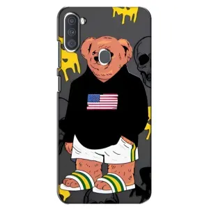 Чехлы Мишка Тедди для Самсунг Галакси А11 (Teddy USA)
