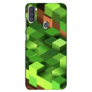 Чехлы для Samsung Galaxy A11 (A115) (Персонажи Майн Крафт) (Текстура)