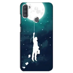 Чехол (ТПУ) с планетами на Samsung Galaxy A11 (A115) (To The moon)