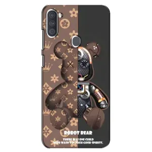 Силиконовый чехол для Samsung Galaxy A11 (A115) (Медмедь Луи Виттон)