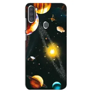 Чехол (ТПУ) с планетами на Samsung Galaxy A11 (A115) (Вид с космоса)