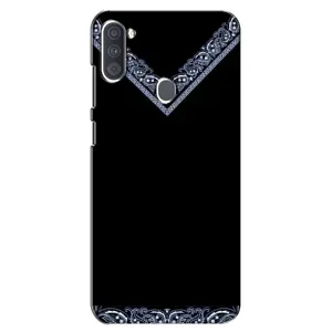 Силиконовый Чехол на Samsung Galaxy A11 (A115) (Воротник вышиванки)
