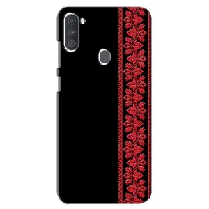 Силиконовый Чехол на Samsung Galaxy A11 (A115) с картинкой Вышиванки