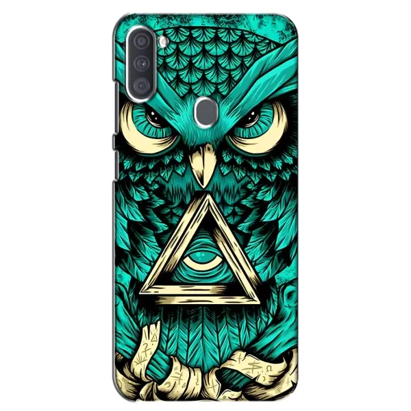 Чехол с рисунком «Зеленая сова» для Samsung Galaxy A11 (A115) Чехол с рисунком «Зеленая сова» для Samsung Galaxy A11 (A115)