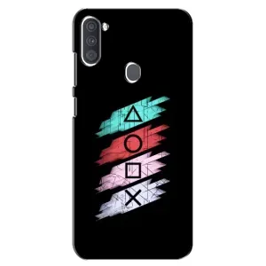 Чехол КИБЕРСПОРТ для Samsung Galaxy A11 (A115) (Значки Sony)