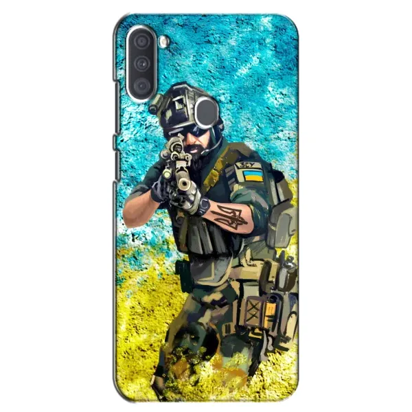Чехол с рисунком «ЗСУ Воин» для Samsung Galaxy A11 (A115) Чехол с рисунком «ЗСУ Воин» для Samsung Galaxy A11 (A115)