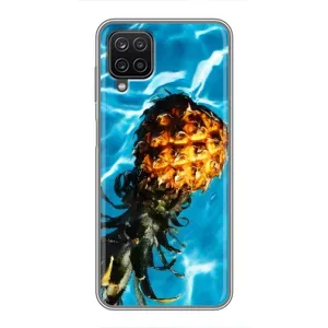 Чохол з зображенням смачної їжі для Samsung Galaxy A12 (Ананас)