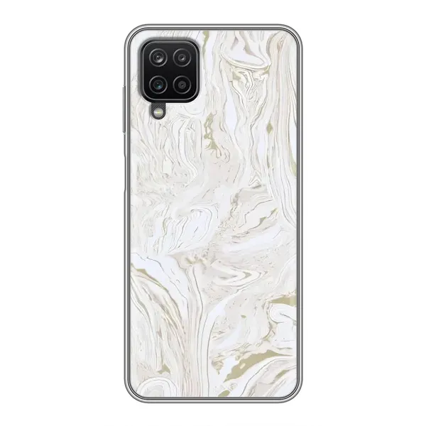 Чехол с рисунком «белый мрамор» для Samsung Galaxy A12 Чехол с рисунком «белый мрамор» для Samsung Galaxy A12