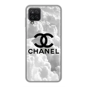 Чехол с Брендами одежды на Самсунг Галакси А12 (CHANEL)