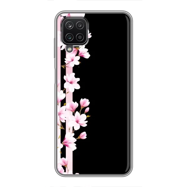 Чехол с рисунком «Цветочки» для Samsung Galaxy A12 Чехол с рисунком «Цветочки» для Samsung Galaxy A12