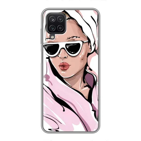 Чехол с рисунком «Девушка в халате» для Samsung Galaxy A12 Чехол с рисунком «Девушка в халате» для Samsung Galaxy A12
