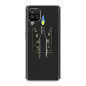 Чехол с картинкой (Патриотический ГЕРБ) на Samsung Galaxy A12 (Герб - Молотова)