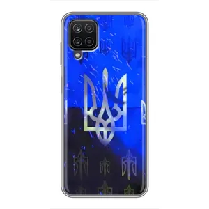 Чехол Укр Символика для Samsung Galaxy A12 (Герб)