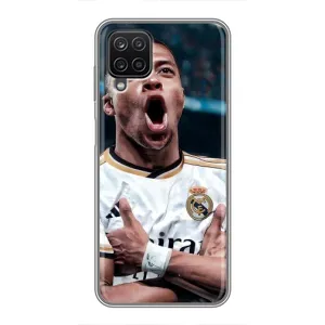 Чехол (TPU) с Футболистом на Samsung Galaxy A12 (Гол Мбаппе)
