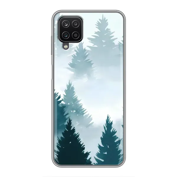 Чехол с рисунком «Горный лес» для Samsung Galaxy A12 Чехол с рисунком «Горный лес» для Samsung Galaxy A12