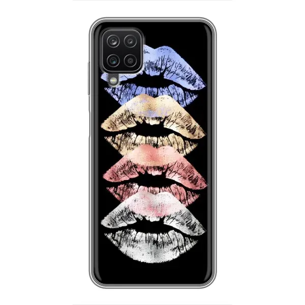 Чехол с рисунком «Губы» для Samsung Galaxy A12 Чехол с рисунком «Губы» для Samsung Galaxy A12