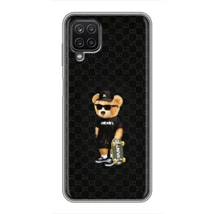 Чехлы Мишка Тедди для Самсунг Галакси А12 (GUCCI Teddy)