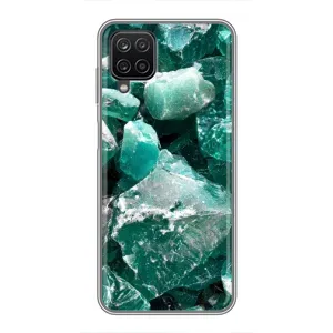 Чохол (Дорого-богато) на Samsung Galaxy A12 (Смарагд)