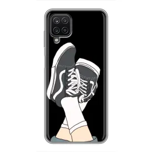 Чехол с Прикольным принтом на Samsung Galaxy A12 (Кеды)