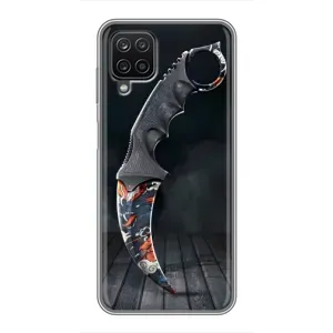 Чехол КИБЕРСПОРТ для Samsung Galaxy A12 (Кинжал КС ГО)