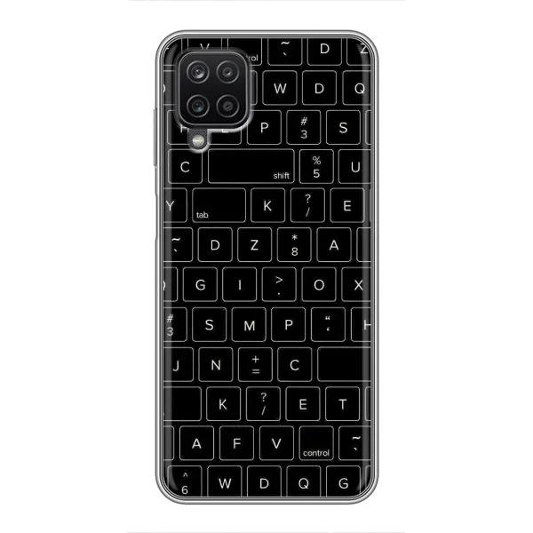 Чехол с рисунком «Клавиатура» для Samsung Galaxy A12 Чехол с рисунком «Клавиатура» для Samsung Galaxy A12