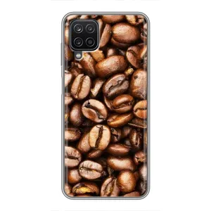 Чохол з зображенням смачної їжі для Samsung Galaxy A12 (Кава)
