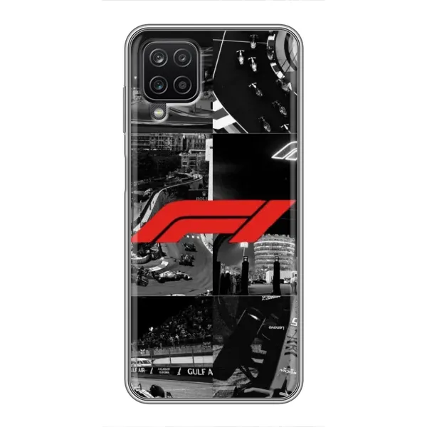 Чехол с рисунком «Коллаж Формула 1» для Samsung Galaxy A12 Чехол с рисунком «Коллаж Формула 1» для Samsung Galaxy A12