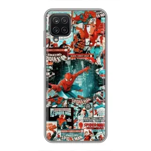 Чохол Супергерой Людина Павук на Samsung Galaxy A12 (Комікси Людина Павук)