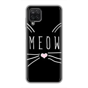 Бампер с изображением Котиков для Самсунг Галакси А12 (КОТИК MEOW)